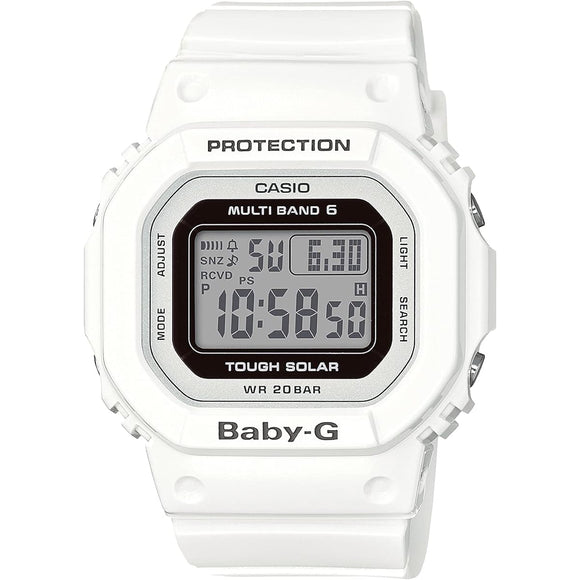 [Casio] Babygie Watch Radio Solar Super Illuminator Type (High Brightness LED Light) BGD-5000U-7JF Women's White