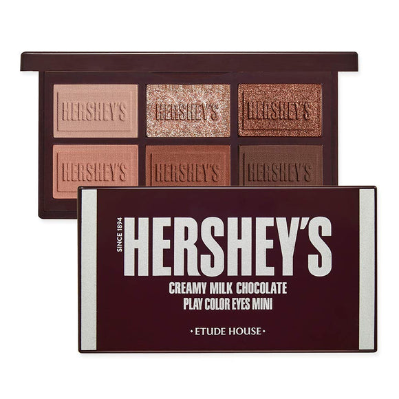 ETUDE Hershey Play Color Eyes Mini Original [Eyeshadow Palette, Eyeshadow] 0.8g (x 6)