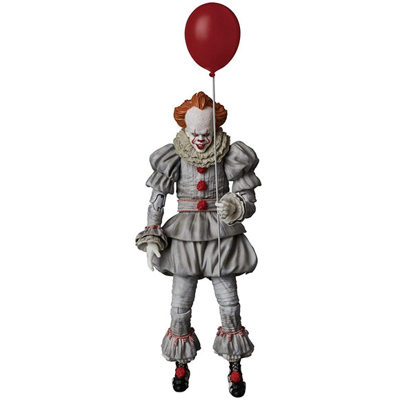MAFEX No.093 IT Pennywise Action Figure, Total Height Approx. 6.3 inches (160 mm), Painted