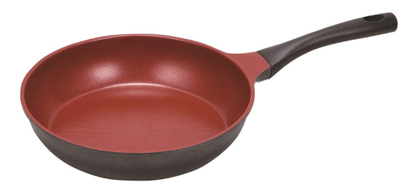 Pearl Metal Frying Pan 10.2 inches (26 cm) Diamond Coated Magical Cook HB-5041 Red