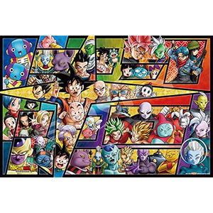 Ensky 1000-AC015 Dragon Ball Super Art Crystal Jigsaw Puzzle, 1000 Piece "All Space Adventure!" 19.7 x 29.5 inches (50 x 75 cm) (When Completed)