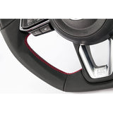 KENSTYLE original steering MD01 Mazda CX-5 (KF) 2017/2 ~ All Black Leather (Red Stitch)