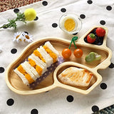 Jet Plate Set Bamboo Tableware FUNFAM