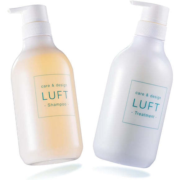 LUFT Shampoo & Treatment (Moisturizing type) 500mL each (large capacity) Exclusive to beauty salons PPT Amino acid Non-silicone Dense foam (Set)