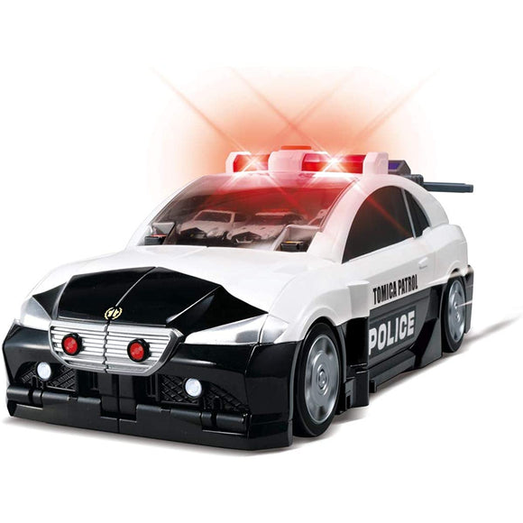 Tomica Tomy Big Transformation Big Patrol Car Mini Car, Toy, For Ages 3 and Up, Toy Safety Standards, ST Mark Certified