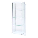 Fuji Trading Collection Case Figure Case 4 Levels Height 120cm White Full Glass Low Type 97341
