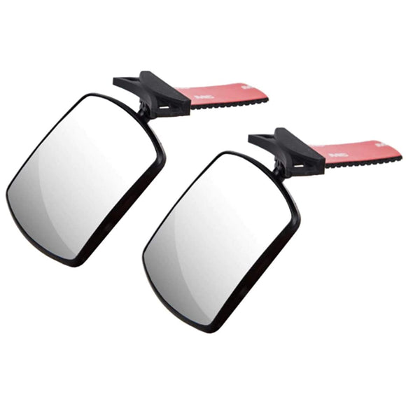 Heizi Room Mirror, Rearview Mirror, Auxiliary Mirror, Car Mirror, Wide Mirror, Vision, Support, Reduces Blind Spots, Set of 2