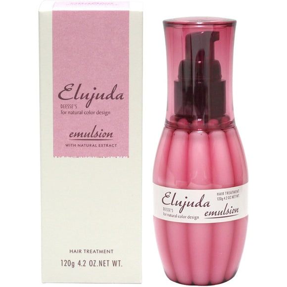 Milbon Deesse Eljuda Emulsion 120g [For thin hair] Cream type Non-rinse hair treatment emulsion