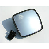 Jet INOUE 501532 SQUARE SIDE SIDE SIDE MIRROR, CURVED LENS, 300R, Wide Mirror, Truck Side Mirror, Black