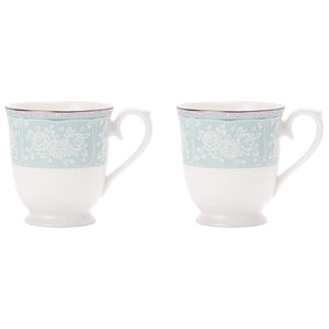 Narumi 51707-21475P Pair Mug, Green, 9.8 fl oz (290 cc), Grace Air, Microwave Heating, 2 Pieces