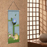 My Neighbor Totoro 10097 Tapestry, Single Wheel Insert, Wall Decoration, Wall Scroll, Inserts, Flowers, Entryway Decoration, Width 8.3 x Length 23.6 inches (21 x 60 cm), Spring, Summer, Rainy Season