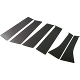 BRIGHTZ Outlander GF7W GF8W Super Mirror Stainless Steel Black Plated Panel Panel Visor Unnecessary 6PC