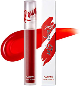 [Catrin] Rouge Star Plumping Lip Tattoo pack (Richly Red) - Peel off tint 12 hours lasting effect