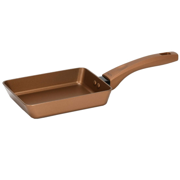 VISIONS GOLD Coating CP-8816 IH Compatible Egg Pan, Egg Pan, 5.1 x 7.1 inches (13 x 18 cm)