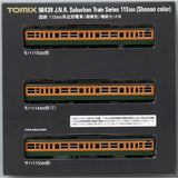 TOMIX 98439 N Gauge Railway 115 300 Series Suburban Train Shonan Color Expansion Set B 3 Cars Railway Model Train