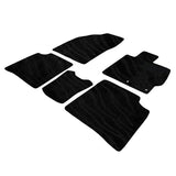 Phoenice Car Mat, Floor Mat, Domestic Production, Toyota Prius 30 Series, Early Models, Wave Black, Anti-Slip Shape, Non-Slip, Car Mat (CAR GOODS SPECIALTY SPECIALTY)