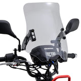 DAYTONA RS Series 95154 Motorcycle Screen Protector, for Cross Cub 110 (13-21), Long, Clear