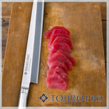 Tojiro F-621 Yanagi Blade, 8.3 inches (210 mm), Made in Japan, Molybdenum Vanadium Steel, Single Blade, Kansai Style Sashimi Knife, All Stainless Steel, TOJIRO PRO SD Molybdenum Vanadium Steel