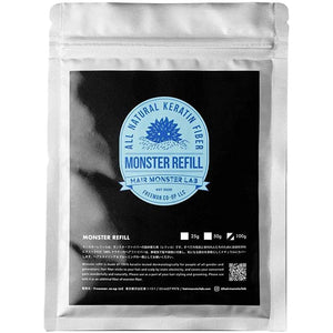 Monster Refill, Natural Black, 3.5 oz (100 g), Hairmon