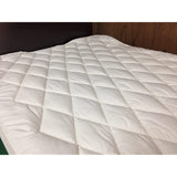 100% French Wool Bed Pad (Semi-Double), 47.2 x 78.7 inches (120 x 200 cm), Made in Japan, Washable, Generated, Plain, 35% Cotton, 65% Polyester, Rubber Corners