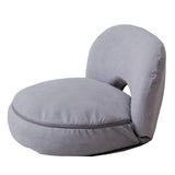 Doshisha EYIB-GY Floor Chair, Compact, Fitness, Gray, Width 17.7 x Depth 18.5 - 27.6 x Height 4.7 - 13.4 inches (45 x 47 - 70 x 12 - 34 cm)
