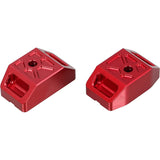 Kitako (KITACO) Chain Adjuster Cap Grom (JC92) Dax 125 (JB04) Aluminum Aluminum finish Red 519-1452920