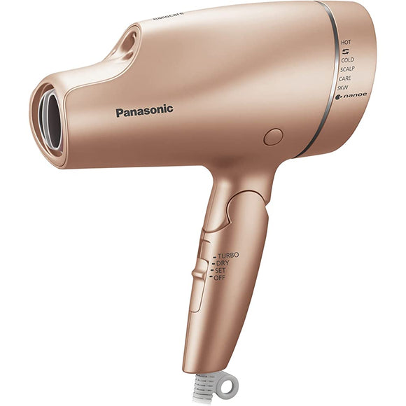 Panasonic nanocare EH-NA9F-PN Hair Dryer nanoe With Minerals, Pink Gold, For overseas 120 V/200-240 V