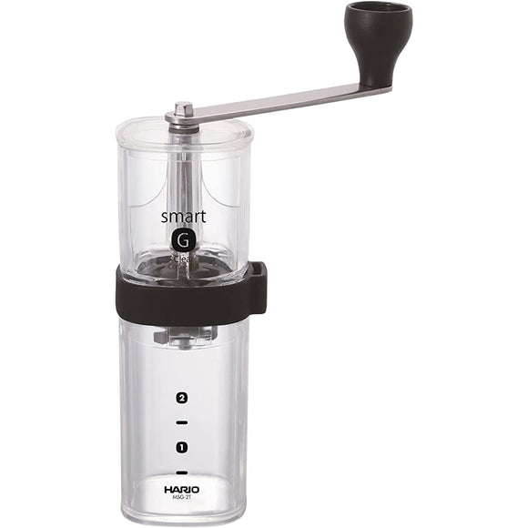 HARIO MSG-2-T Smart G Coffee Mill, Clear