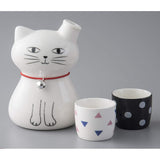 Ogura Pottery Tokuri Set, White, Individual Size: 0.3 x 4.7 x 6.9 inches (8 x 12 x 17.3 cm)