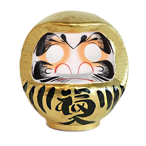 Daruma Fukudaruma No. 13 Gold [Shokusho Shokugamori] 13.4 x 11.8 x 14.2 inches (34 x 30 x 36 cm) HKDM-13-GD-13