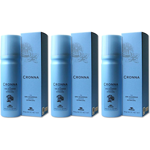 [X3 set] Milbon Crona Ice Spa Shampoo Orange Extra Cool 160g