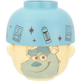 Disney Pixar SAN3078-6 Monsters Ink Saree (Crayon Touch) Soup Bowl and Bowl Set, Approx. 10.6 oz (300 g)