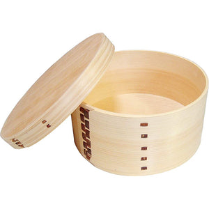 Kiso Crafts Hand Made Bending Ring, Made in Japan, Wood, Hinoki, Refreshing Sakura, For 3 Rooms, Microwave Safe