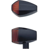 Posh (POSH) Motorcycle Supplies LED Winker ZRX1200R ('04 -'08) Black Body/Orange Lens ZR Crystal Cut Lens Type 071665-06
