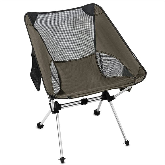 PYKES PEAK (Pike Speak) Camp Chair Normal Type CH-01 Assembled Folding Lightweight Camp Outdoor Chair NORMAL/DRK OLV