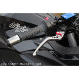 SSK Adjust Lever 3D Long Lever body Color: Mat Black Adjuster Color: Mat Red YZF-R1 2009-2014 LVEM041BK-RD