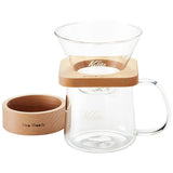 Kalita WDG-185 #44315 Coffee Dripper Square Set for 2 to 4 People