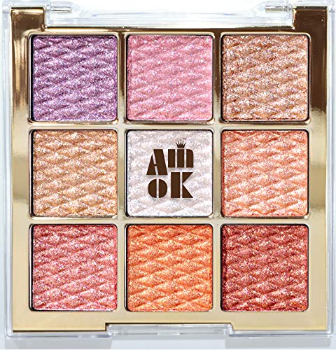 AMIOK Soft Clay Beam Eyeshadow Palette 08 Twinkle Pastel Korean Cosmetics 1