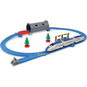 Plarail Light Up The Tunnel Light-up E7 Shinkansen Kagayaki Basic Set