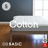 03BASIC BPC070S Washable Bed Pad, 100% Cotton, S (Single)