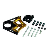 POSH CB1300SF CB1300SB CB1300ST X-4/LD 053201-46 Motorcycle Sprocket Cover with Clutch Piston Base, Black/Gold