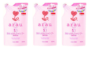 Saraya Arau. Arau Foaming Soap Shampoo Refill 450ml x 3