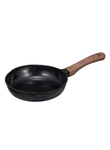 Cast Iron Skillet Frying Pan 18cm Wood Handle