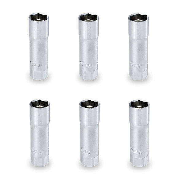 Tone 3P-18S-6s Plug Socket with HeX Magnet 3/8 Inch (9.5 mm) Drive Width 0.7 Inch (18 mm) 6 Pieces