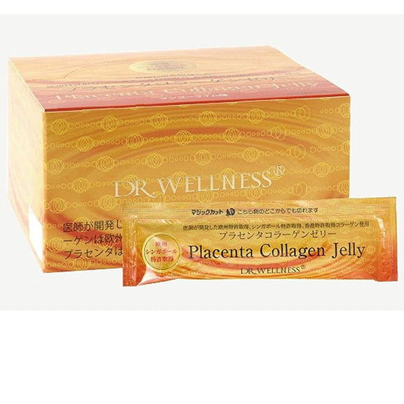 Dr. Wellness Placenta collagen jelly 30 capsules Mango lime flavor