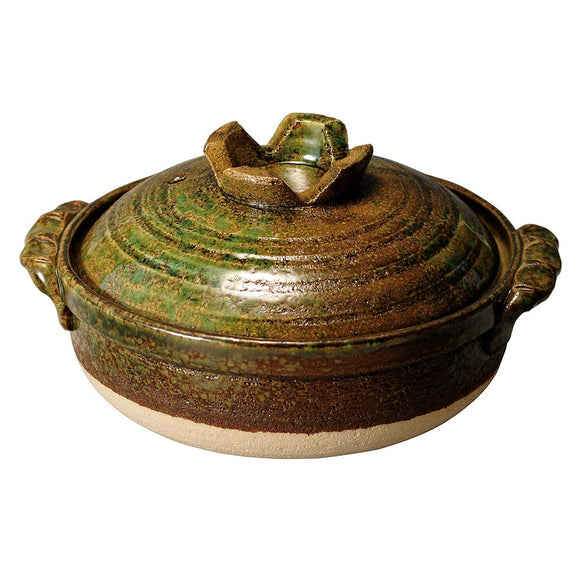 CtoC JAPAN Select M3501 Multi Iron Glaze Banko Pot, Made in Japan