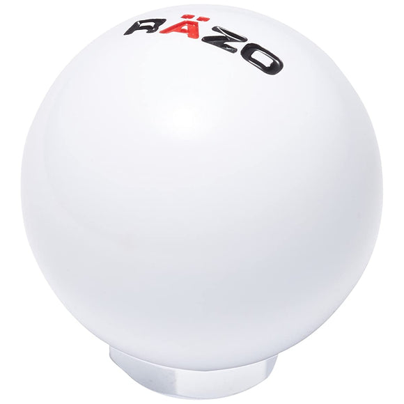 Carmate RA101 CAR Shift Knob Razo Resin Sports Mt, White