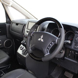 REAL (Real) Steering [Delica D: 5 (CV#W)] Piano Black D5-PBW-BK