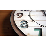 INTERFORM INC. CL-8332WH Radio Wall Clock, Easy to Read Colorful, Wall Clock, FORLI