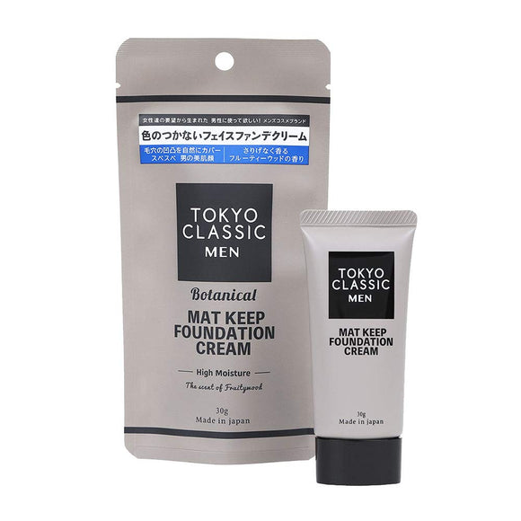 TOKYO CLASSIC MAT KEEP FOUNDATION CREAM colorless foundation cream foundation fruity wood scent 30g